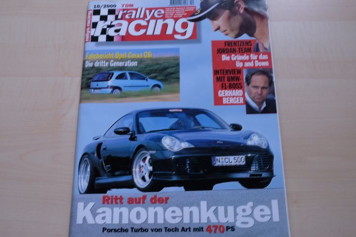 Deckblatt Rallye Racing (10/2000)